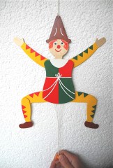 Hampelmann 37 cm, handbemalt