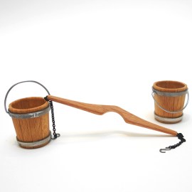 Joch aus Holz, 1 Stück, Puppenstubenminiatur 1zu12