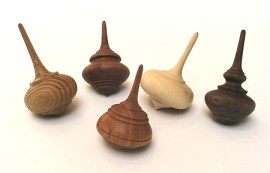 Tischkreisel, farblos geölt, 1 Stück