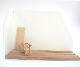 Zimmerecke_leer, Puppenstubenzimmer