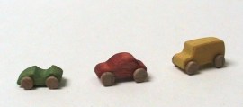 Auto, 3 Stück, Puppenstubenminiatur 1zu12