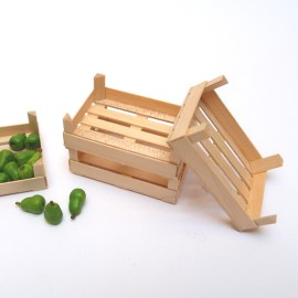 Holzstiege, Miniatur im Maßstab 1zu12