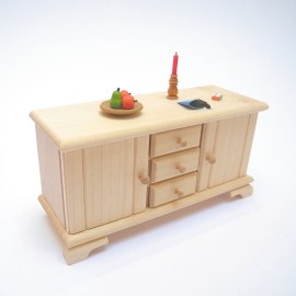 Küchenbuffet / Küchenschrank, Puppenstubenmöbel in 1zu12