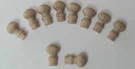 Möbelknopf / Türknauf, 4,8 mm, Puppenstubenminiatur 1zu12