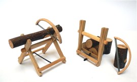 Sägebock, 1 Stück, Miniatur in 1zu12
