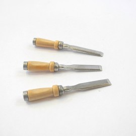 Stechbeitel, 3 Stück, Puppenstubenminiatur in 1zu12