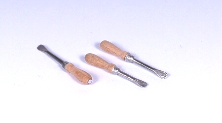 Schraubenzieher, Puppenstubenminiatur in 1zu12