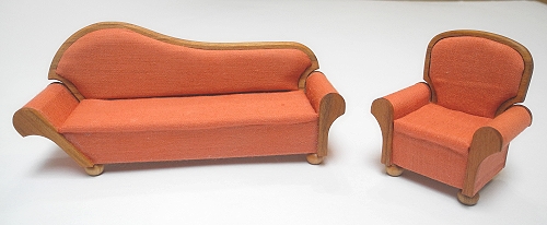 Sofa, Puppenstubenmöbel in 1zu12