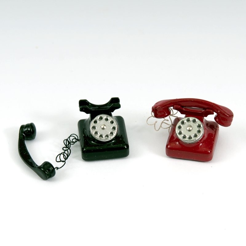Telefon, Puppenstubenminiatur in 1zu12