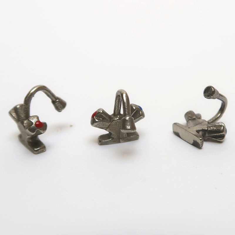 Wasserhahn, Metallguss, Puppenstubenminiatur im Maßstab 1zu12